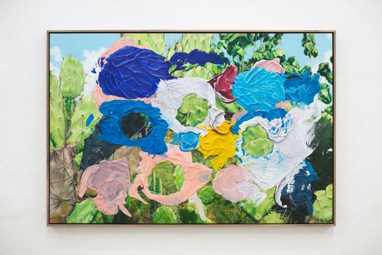 Nopal Magico by Eduardo Sarabia contemporary artwork Painting