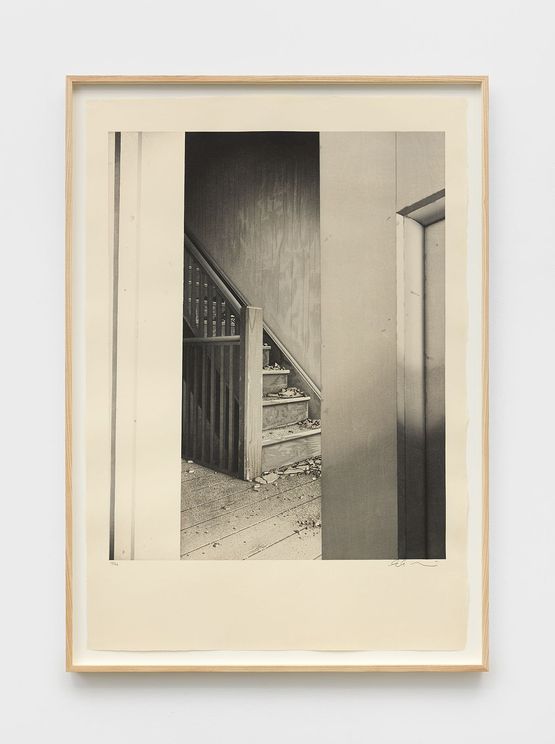 Incendiary Test Area Interior View at South Stairwell by Gardar Eide Einarsson contemporary artwork Print