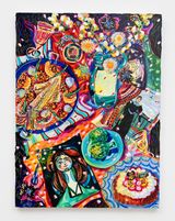 Found Meals of a Lost Generation Picassos Paella for Rousseau by Kate Pincus-Whitney contemporary artwork painting