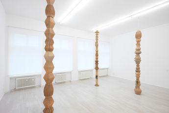 Contemporary art exhibition Mariana Castillo Deball Reliefpfeiler at Barbara Wien Berlin Germany