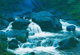 Mountain stream by Kazuyuki Futagawa contemporary artwork works on paper