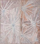 Ganyu Djulpan by Nyapanyapa Yunupiu contemporary artwork painting