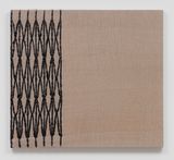 Woven Collapsible Gate Collapsed Black by Analia Saban contemporary artwork painting