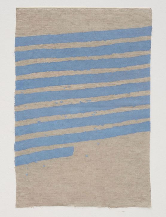 Obliquo by Giorgio Griffa contemporary artwork Painting