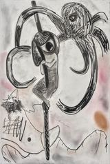 untitled from the series Remnants of the Glaring Day by Tamara K. E. contemporary artwork painting works on paper drawing