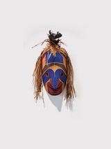 Kwakwakawakw Musgamakw Dzawadaenuxw First Nation Nu-Tlu-Mu Fool Mask by Beau Dick contemporary artwork painting sculpture