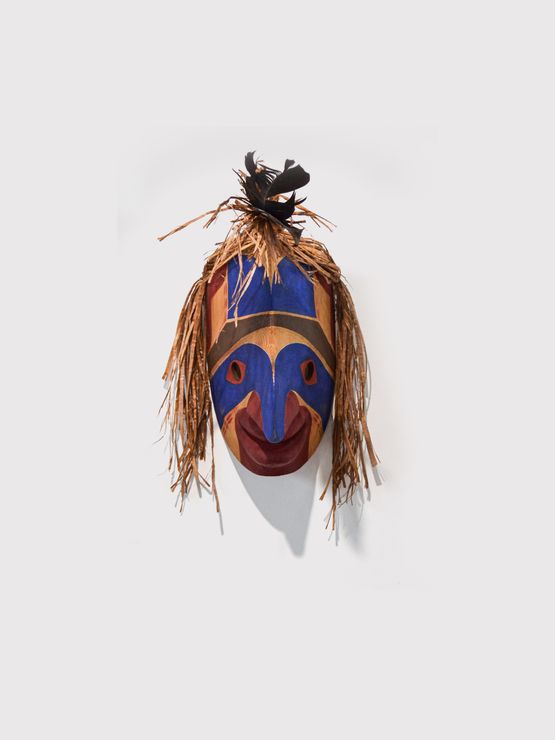 Kwakwakawakw Musgamakw Dzawadaenuxw First Nation Nu-Tlu-Mu Fool Mask by Beau Dick contemporary artwork Painting