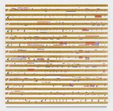 8 de Enero 2025 1007 hrs San Angel Antes de que el gallo cante by Gabriel Orozco contemporary artwork drawing mixed media painting