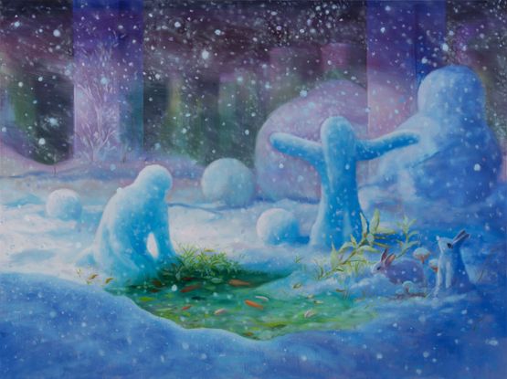 Dear Storm by Minyoung Choi contemporary artwork Painting