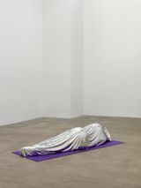 Emergency Blanket by Klaus Weber contemporary artwork mixed media
