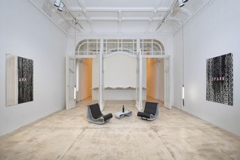 Contemporary art exhibition Monica Bonvicini STAGECAGE at Galerie Krinzinger Seilerstatte 16 Vienna Austria