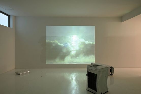 Descending sunrise by Lee Kit contemporary artwork Moving Image