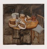 Untitled Cake by Kim Dingle contemporary artwork painting