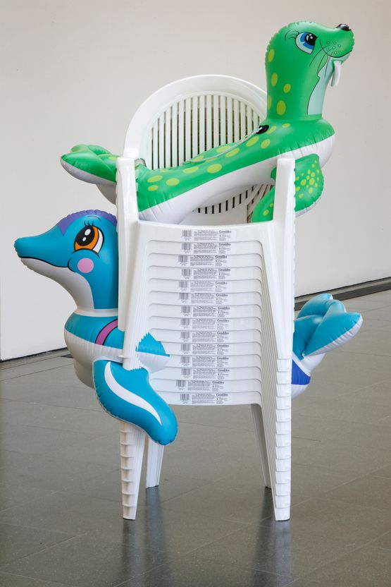 Seal Walrus Chairs by Jeff Koons contemporary artwork Sculpture