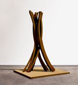 Convergence 53.5 Arc x 14 by Bernar Venet contemporary artwork sculpture