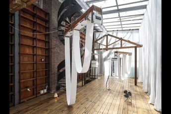 Contemporary art exhibition Yuko Mohri Solo Exhibition at Pirelli HangarBicocca Milan Italy