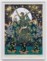 Rebellion dance and resistance. by Marcel Dzama contemporary artwork works on paper
