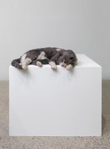 The thermals made me lazy or The squatters Smoky meet Monks Deflated Sculpture II 2009 by Ryan Gander contemporary artwork sculpture