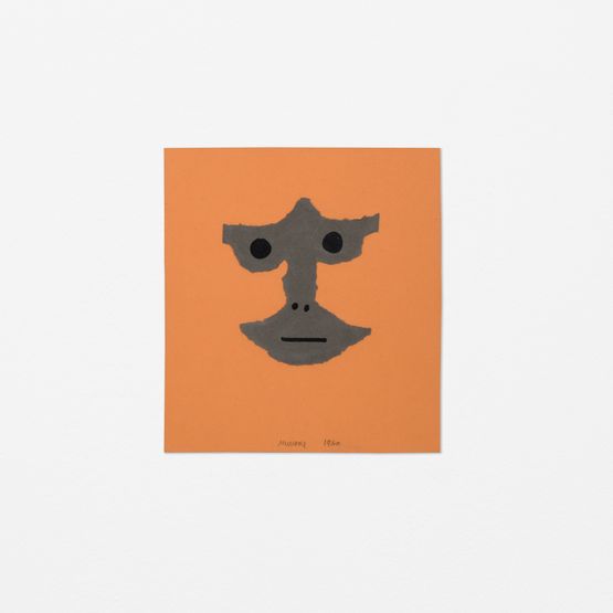 Viso di ignoto by Bruno Munari contemporary artwork Works on Paper