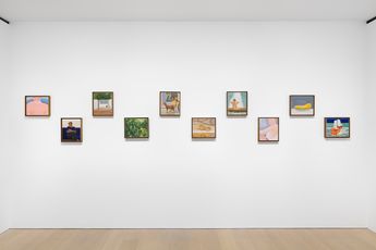 Contemporary art exhibition Mahesh Baliga Drawn to remember at David Zwirner London United Kingdom