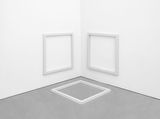 WallFloor Piece Three Squares by Sol Lewitt contemporary artwork sculpture