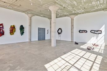 Contemporary art exhibition Takunda Regis Billiat Julio Rizhi Duo Exhibition at Simchowitz DTLA