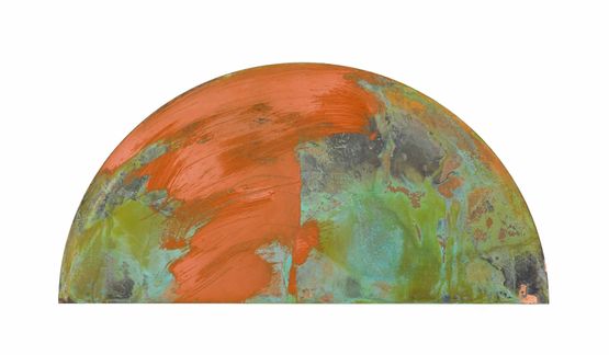 Sienna Rising by Gretchen Albrecht contemporary artwork Painting