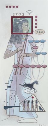 The Glyph Matrix no. 1 by Guan Wei contemporary artwork painting