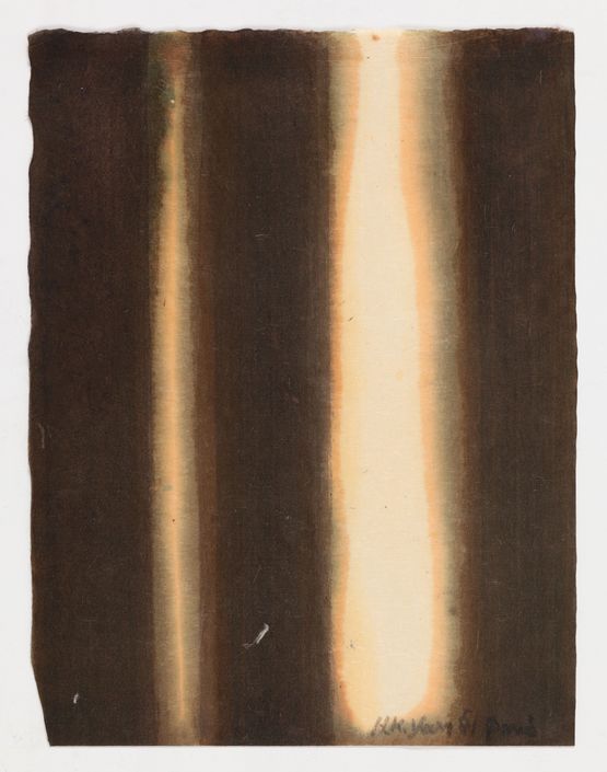 Burnt Umber and Ultramarine by Hyong-keun Yun contemporary artwork Painting
