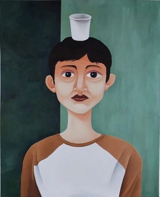 Purple Make Up by Sun-kyo Park contemporary artwork Painting