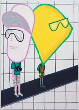 Ben  Jessica by Marcus Weber contemporary artwork painting