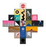 Follow the Sound by Matthew Kirk contemporary artwork mixed media painting
