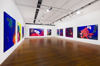 Contemporary art exhibition Tom Polo linger at Roslyn Oxley9 Gallery Sydney Australia
