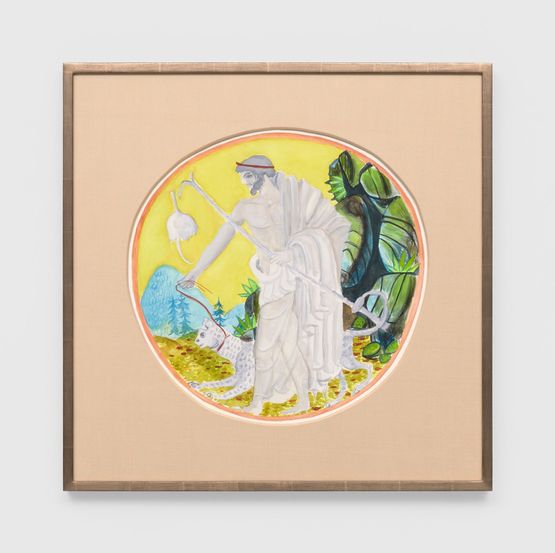Taking the Cat for a Walk by Rachel Feinstein contemporary artwork Works on Paper