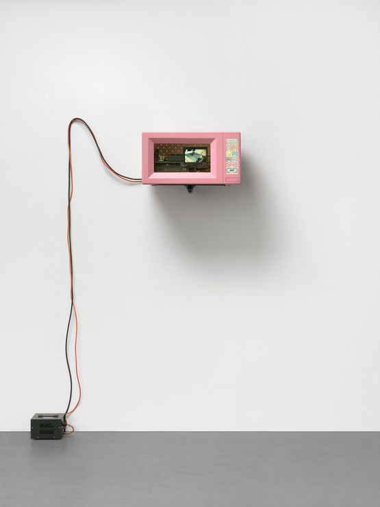 Ameratherm Microwave 2 Harmonization by Julia Scher contemporary artwork Sculpture