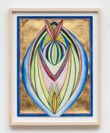 Emergence I by Faith Wilding contemporary artwork painting works on paper