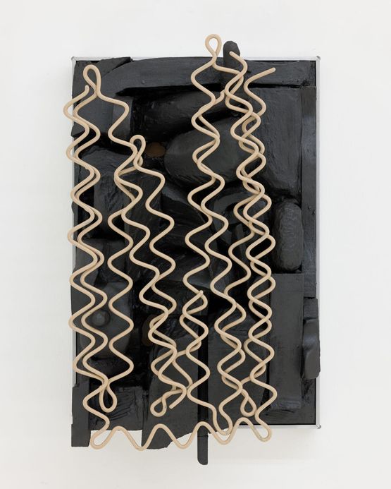 Composition in Wood and Steel 2 by Douglas Rieger contemporary artwork Painting