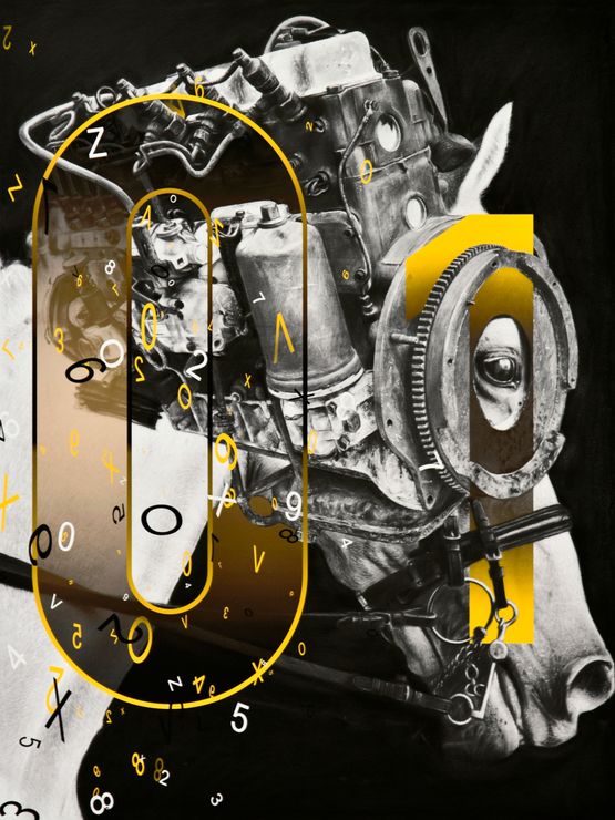 ZERO-ONE by Ronald Ventura contemporary artwork Works on Paper