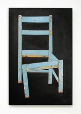 Blue Chair by Michael Zelehoski contemporary artwork sculpture