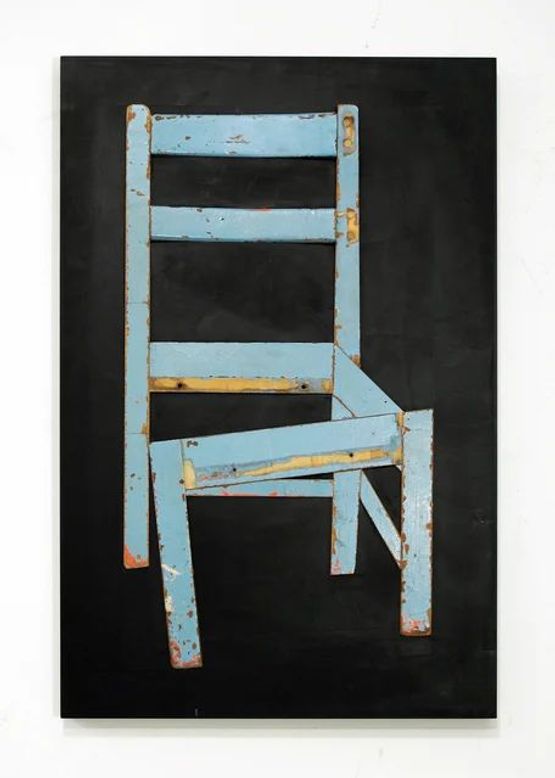 Blue Chair by Michael Zelehoski contemporary artwork Sculpture
