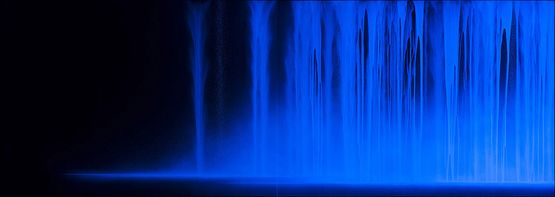 Waterfall night by Hiroshi Senju contemporary artwork Painting