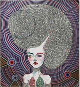 the human dress by Del Kathryn Barton contemporary artwork painting