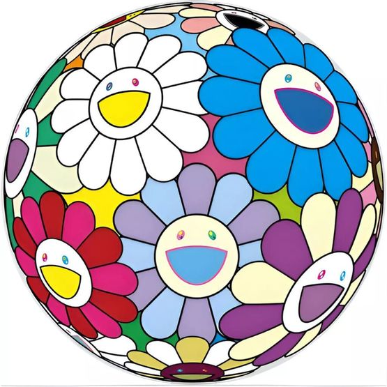 Festival Flower Decoration by Takashi Murakami contemporary artwork Print