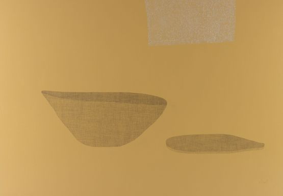 Ochre Mist by Pinaree Sanpitak contemporary artwork Painting
