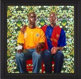 Dogon Couple II by Kehinde Wiley contemporary artwork painting works on paper