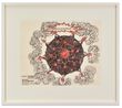After Athanasius Kircher 1665 Mundus Subterraneus by Robert Smithson contemporary artwork Works on Paper
