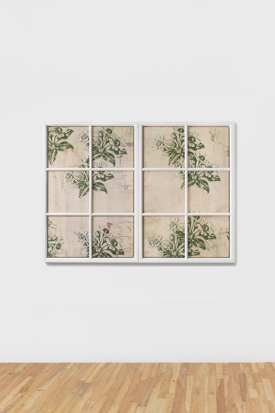 Fenstermalerei 7 by Fredrik Vrslev contemporary artwork Painting