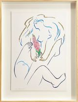 Goodbye  Guillaume Apollinaire by Tess Dumon contemporary artwork painting sculpture works on paper