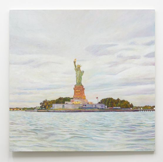 Liberty by Keith Mayerson contemporary artwork Painting