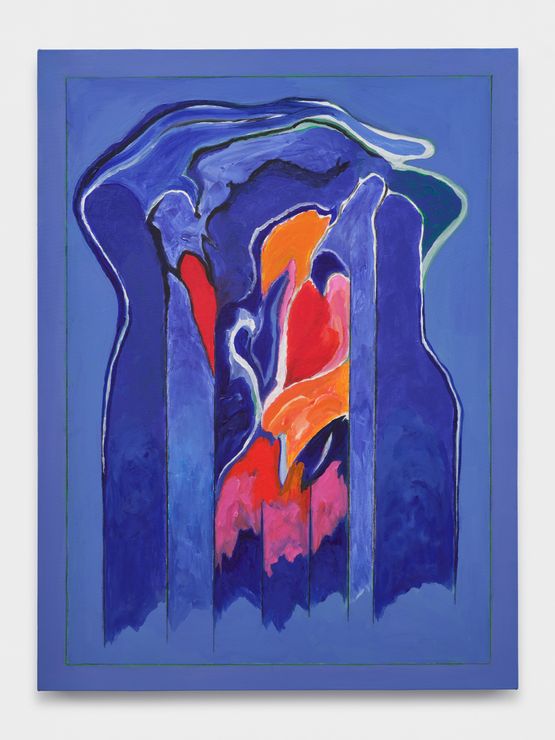 Blue Solstice by Sonia Gechtoff contemporary artwork Painting